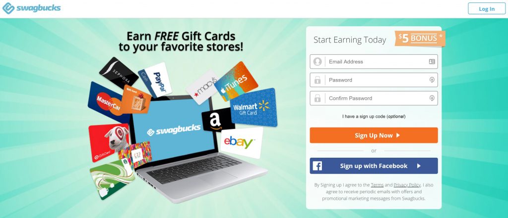 get paid to watch ads with Swagbucks