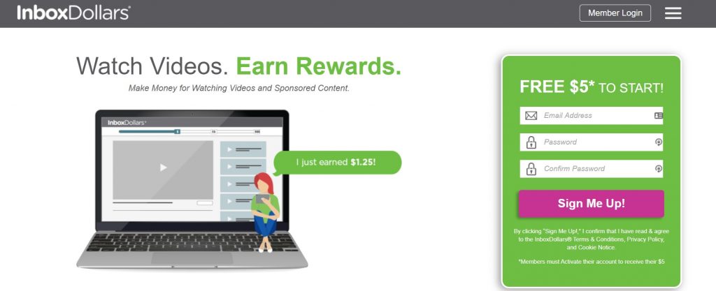 get paid when you watch videos with inboxdollars